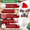 8 Pieces Christmas Dog Toys Set Christmas Plush Interactive Dog Squeaky Toys Santa Gingerbread Man Donut and Candy stuffed Toys Rope Toys Dog Santa Hat and Sock Chew Toys Gift for Medium Small Dogs