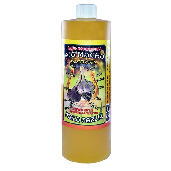 BOTTLE MALE GARLIC SPIRITUAL WATER-AJO MACHO AGUA ESPIRITUAL 16OZ - MAGICK PAGAN (3)