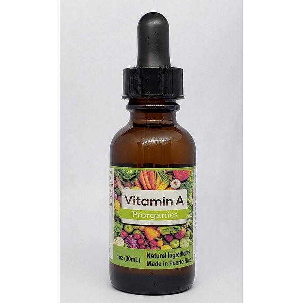 Rare 1oz Organic Liquid Vitamin A by Prorganics.