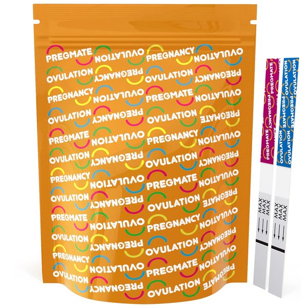 Pregmate 100 Ovulation and 50 Pregnancy Test Strips Predictor Kit