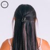 TELETIES - Tiny Open Claw Clip - Strong Grip, Bendable Teeth, Comfortable Open Cutout Design - Ideal for Thin Hair, Kids, Half-up Hairstyles - For All Hair Textures - Tortoise