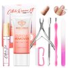 Modelones Cuticle Remover Kit - Cuticle Remover Cream & Cuticle Oil, Cuticle Care Kit w/Cuticle Trimmer Cuticle Pusher & Cuticle Nipper for DIY Nail Manicure, Removedor de Cuticula for Nail Care