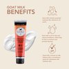 Dionis Goat Milk 3.3oz Blood Orange Scented Hand & Body Cream - Travel Size, Hydrating, Moisturizing, Cruelty & Paraben Free, USA Made