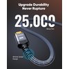 Highwings 8K@60 Long HDMI Cable 15FT, 48Gbps 2.1 High Speed Gaming HDMI Cord 4K120 144Hz RTX 3090 eARC HDCP 2.2&2.3 Compatible for PS5, SoundBar, AVR, UHD TV