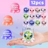 12 Pack Fidget Stress Balls for Adults, Cute Octopus Stress Relief Stress Ball, Bulk Squishy Squeeze Ball Set and Birthday Party Favors