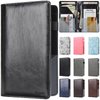 EcoVision Server Books for Waitress,Leather Waiter Book with Zipper Pocket, Server Booklet Restaurant Waitstaff Organizer, Serving Book Guest Check Book Holder Money Pocket Fits Server Apron (Black)
