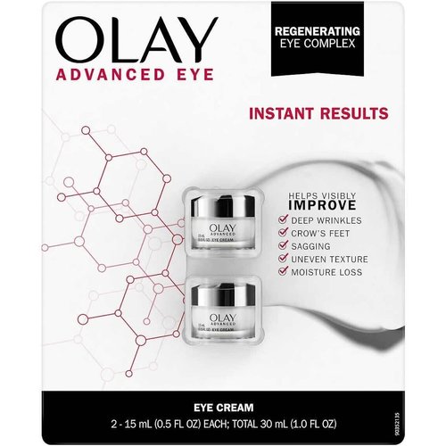 Olay Advanced Eye Cream, 0.5 oz (Pack of 2) (1.0oz)