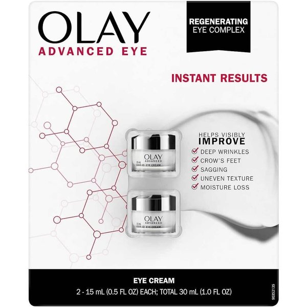 Olay Advanced Eye Cream, 0.5 oz (Pack of 2) (1.0oz)
