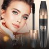 2PCS 4D Silk Fiber Mascara my amazing lash mascara Waterproof mascara black volume and length for Long, Full lashes that Last All Day