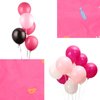 10 inch Hot Pink Latex Balloons, 100 pcs Thick Dark Pink Party Balloons Birthday Decorations (Hot Pink)