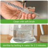 Haakaa Silicone Colostrum Collectors Set with Clear PP Storage Case 4 ml, 6 PK