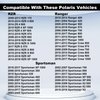 Ignition Key Switch 3 Position 6 Pins Compatible with Polaris Ranger 400 425 500 570 700 800 900 1000 Sportsman 300 325 400 450 500 550 570 700 800 RZR 570 800 900&More-Replace 4011002 4012165 4010390