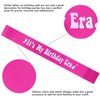 YARIEW It's My Birthday Era Sash and Birthday Crown for Women Era Tour Birthday Party Sash Birthday Tiara for Women Birthday Party Decorations Happy Birthday Accessories Pink