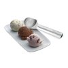 Zeroll Original Ice Cream Scoop Unique Liquid Filled Heat Conductive Handle Simple One Piece Aluminum Design Easy Release Made in USA, 2.5-Ounce, Silver