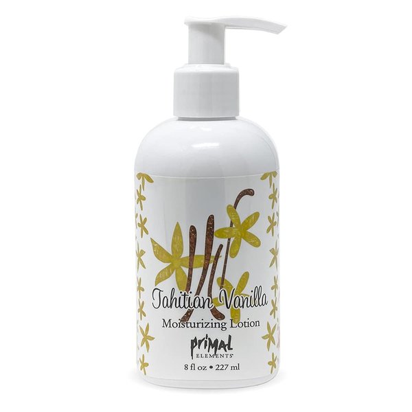 Primal Elements Hand and Body Cream Shea Butter Lotion, Tahitian Vanilla, 8 Ounce