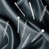 BOYIVI 16PCS Hair Pin Geometric Metal Hair Clip Elegant Hair Barrettes Bridal Silver Metal Bobby Pins Dainty Embellished Bobby Pins for Women and Girl (Silver)