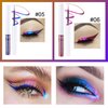 6 Colors Chameleon Liquid Eyeshadow Metallic Glitter Shimmer Eye Shadow Set Long Lasting Waterproof Multichrome Eyeshadows Makeup Set