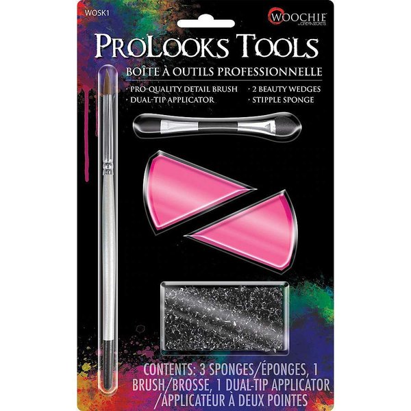 Hallo Makeup Halloween Costume Accessories Makeup Pro-Looks Makeup Tools Kit 5pc