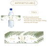 32pcs Greenery Thank You for Celebrating Water Bottle Labels, Neutral Greenery Floral Wedding/Bridal Party Stickers, Love Laughter and Happily Ever After Water Bottle Lables for Wedding