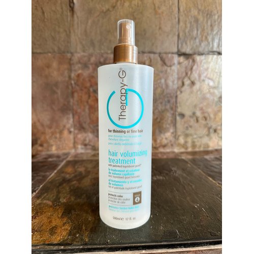 Therapy-G Hair Volumizing Treatment (500ml 17 oz) for fine, thinning hair and hair loss. Protects hair color and prevents damage and reduces styling stress. Creates instant body and volume.