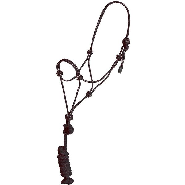 Mustang Economy Mountain Rope Halter/Lead Foal Blu