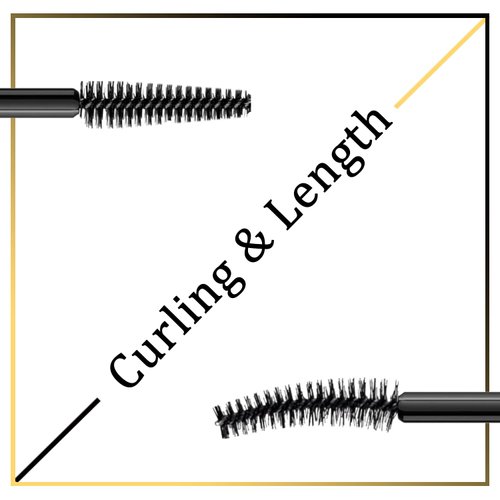 7C SEVENCROWN Mascara Black Waterproof Set | Curling & Volume Vegan & Cruelty-Free | Mascara Makeup Set Holiday Gift for Beauty Lovers