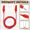 PATIKIL 39" Wires Alligator Clips, 6Pcs UL1015/18AWG Jumper Test Leads Set Alligator Clip Wires for Electronics Automotive DIY Projects, Multicolor