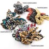 NODG 12 Pieces Hair Scrunchies for Women Rabbit Bunny Ear Hair Bands Elastic Scrunchy Bow knot Scrunchies Elastic Hair Ties Ponytail Holder for Girls Women