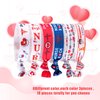 30pcs Nurse Appreciation Gifts Set Include 6 Nurse Survival Kit Canvas Makeup Bag,6 Nurse Blessing Card Bracelet with Greeting Card and 18 Nursing Hair Tie Elastic Ribbon Ponytail Holder