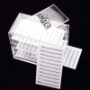 Amber Lash 5 Layers Clear Acrylic Lash Storage Case for Eyelash Extension, Pallet Holders organizer