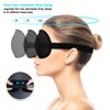Sleep Mask for Women Men, Ultrathin Light Blocking Sleeping Mask, No Pressure On Eyes 3D Contoured Blindfold, Soft Comfort Eye Shade Cover for Travel/Naps/Yoga/Shift Work.（Black）
