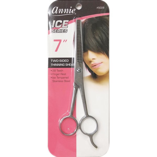 Annie Ice 7" Two Sided Thinning Shear Ice Tempered #5028