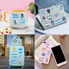 100 PCS Argentina Soccer Flag Temporary Tattoos Themed Birthday Party Decorations Supplies Decor Favors Football Blue Argentinian Tattoo Stickers Gifts For Game Boys Girls Class School Prizes Carnival