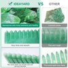 ideayard Jade Massage Comb for Head Anti-Static Hair Jade Stone Comb, Real Natural Jade Stone Gua Sha Scraping Massage Tool for Body Relaxing