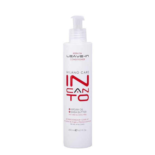 Milano Care Incanto Keratin Leave-In Conditioner – Anti-Frizz Keratin Protein Conditioner Infused with Argan Oil & Shea Butter – Nourishing Hair Repair Treatment