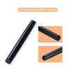 Toothbrush Travel Case, Plastic Container Toothbrush Holder Brushes Box Breathable Design with Air Hole More Toothbrush Tube Container for Home Daily Business Use (Black)