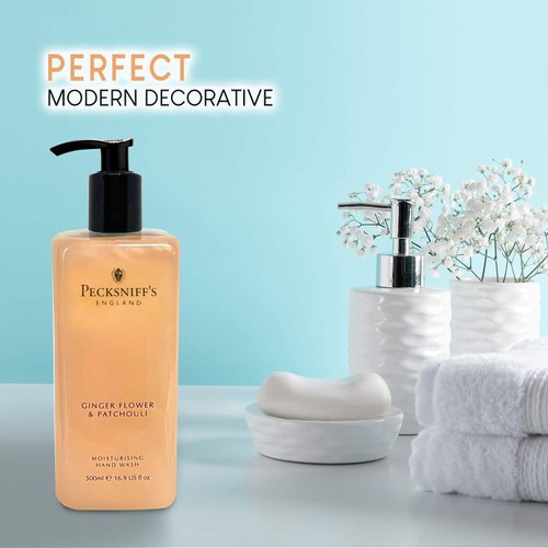 Pecksniff's Hand Wash 16.9 oz (Ginger Flower & Patchouli) by Pecksniffs