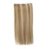 Halo Hair Extensions Real Human Hair 16inch 80g Balayage Ombre Blonde Human Hair Halo ExtensionsGolden Blonde with Medium Blonde Invisible One piece Secret Fish Line Wire In Remy Halo Hair Extensions