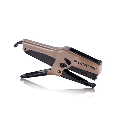 Spec Ops Tools Elite Duty Packaging Plier Stapler, 7/16 Crown, 1/4" - 3/8" Leg Length Staples, 3% Donated to Veterans