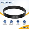 KEEPOW E0205 Vacuum Belt for Eureka Power Speed Vacuum, Replacement Parts for Eureka Vacuum NEU182B NEU182A NEU181 NEU180 NEU188A NEU192 NEU186 NEU188 NEU190 Series (2 Pack)