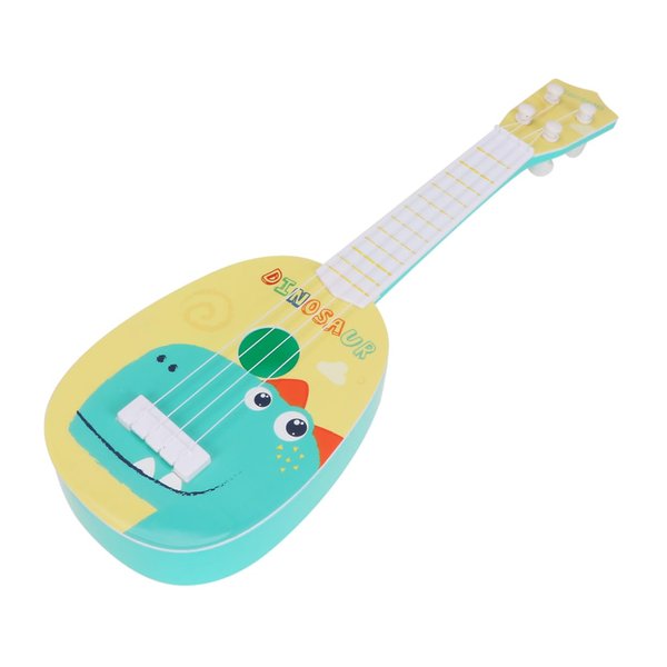 Cartoon Dinosaur Toy Guitar Kids Ages String Ukulele Early Educational Music Instrument Toddlers Children