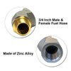 2PCS 3/4 Inch NPT Fuel Hose Swivel 360 Rotating Connector for Fuel Nozzle Multi Plane Fuel Plane Swivel