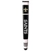 Team Golf NFL New Orleans Saints Golf Putter Grip Golf Putter Grip with Removable Gel Top Ball Marker, Durable Wide Grip & Easy to Control