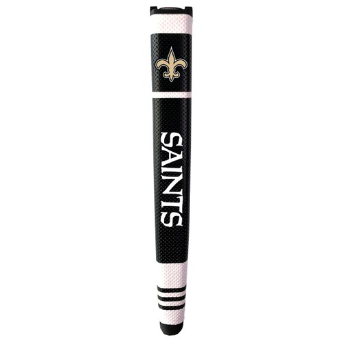 Team Golf NFL New Orleans Saints Golf Putter Grip Golf Putter Grip with Removable Gel Top Ball Marker, Durable Wide Grip & Easy to Control