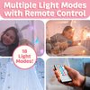 Bed Canopy with Lights, White Canopy Bed, Bed Canopy for Girls Room, Princess Bed Canopy | Single, Twin, Full, Queen | Bed Canopy for Girls, Kids Bed, Hanging Canopy, Fairy Lights Led Canopy