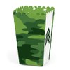 Camo Hero - Army Military Camouflage Party Favor Popcorn Treat Boxes - Set of 12