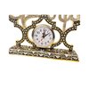 eMart4U Muslim Clock, Allah Muhammad Table Clock with Rhinestones, Islamic Table Décor, Islamic Turkish Hajj Gift, Name of Allah Muhammad Islamic Gift Sculpture Islamic Decoration Art (Gold)