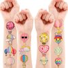 Hot Air Balloon Temporary Tattoos Birthday Party Supplies Decorations 92 PCS Tattoos Stickers Super Cute Party Favors Kids Boys Girls Gifts Ideas Classroom School Prizes Themed Baby Showers