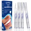 SmileWhite Teeth Whitening Pen (4 Pcs), Maximum Strenght Teeth Whitening, Teeth Whitening Kit, Effective, Painless, Non Sensitive, Travel Friendly, Natural White Smile, Natural Mint Flavor