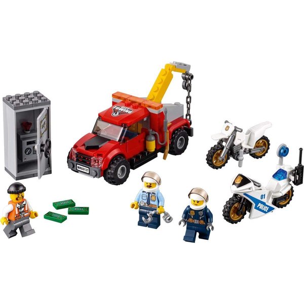 LEGO City Police Tow Truck Trouble 60137 Building Toy (144 Pieces)